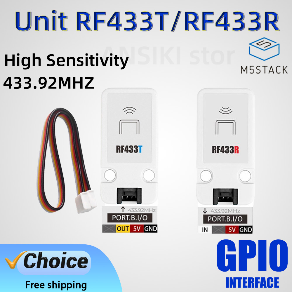 Diy Home Automation System - M5Stack Unit RF433T/RF433R IoT System Kit