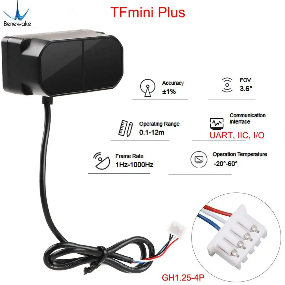 Benewake TFmini-S/TFmini Plus  - Home Automation Arduino recension och pris