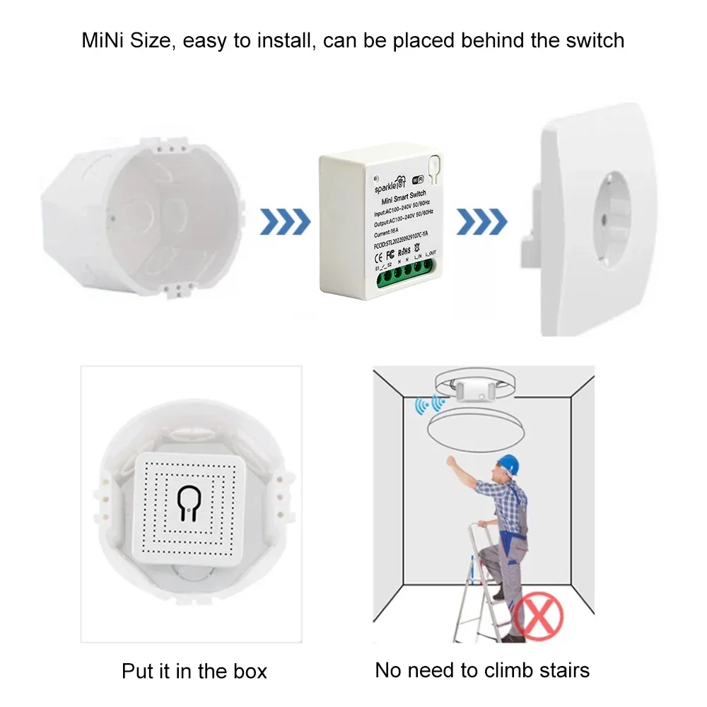 16A Matter WIFI Smart Switch A - Diy Home Automation System recension och pris