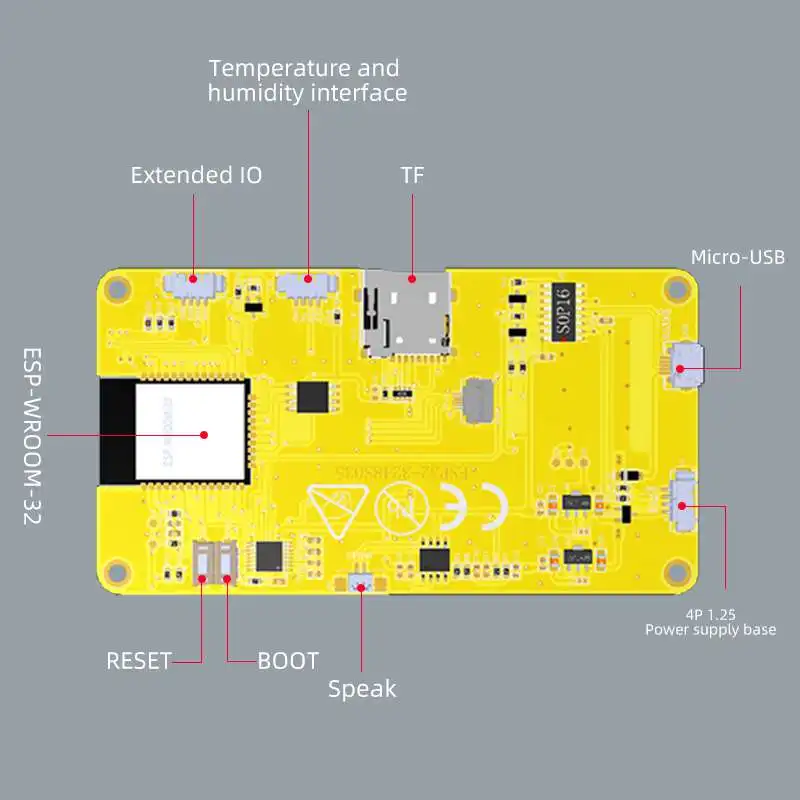 ESP32-3248S035 3.5 Inch Smart  - Home Automation Arduino recension och pris