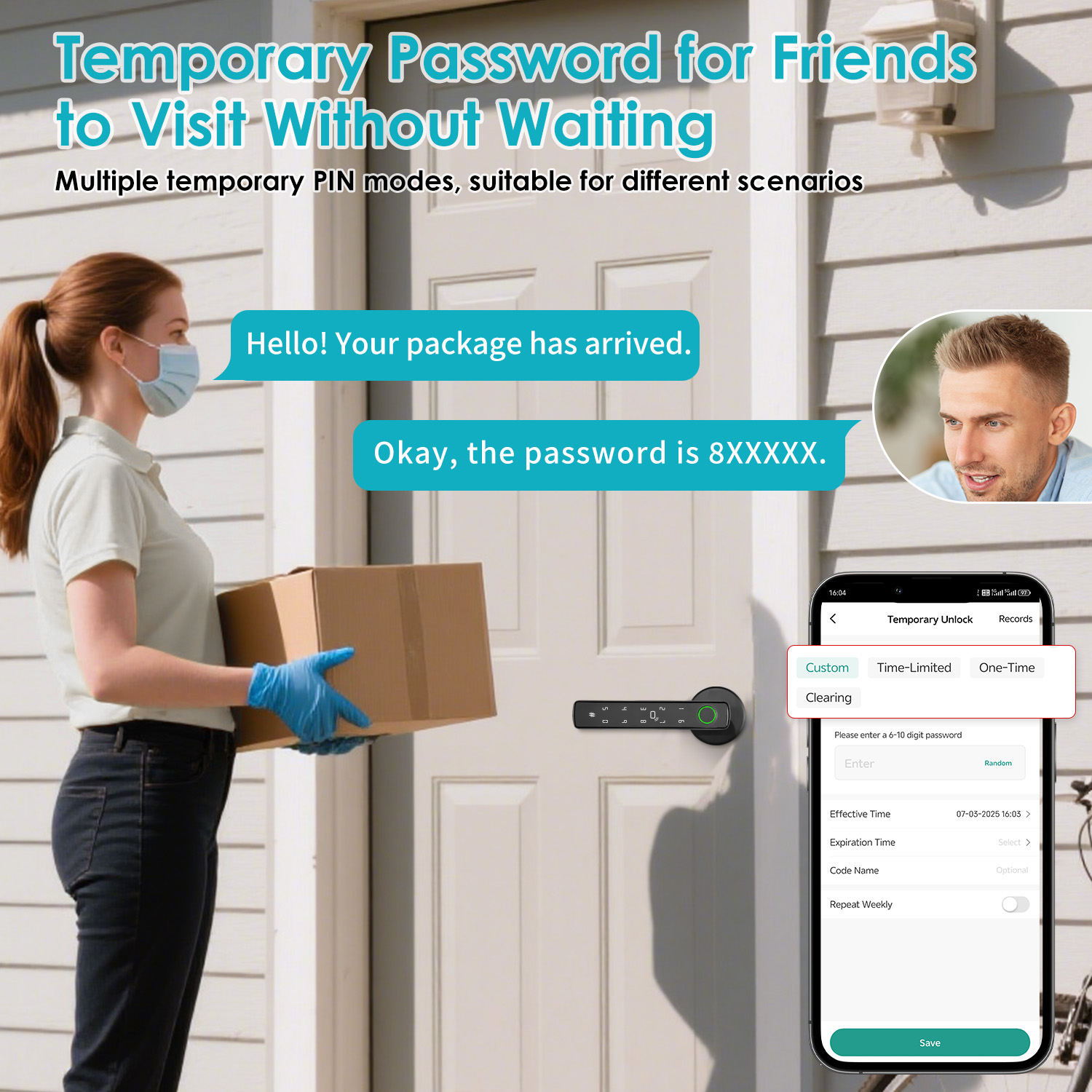 Tuya Smart Bluetooth Door Lock - Diy Home Automation System recension och pris