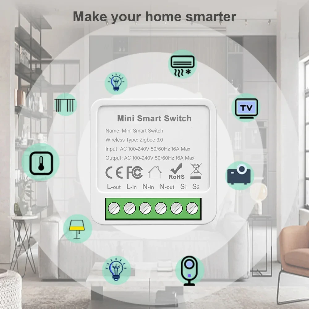 WiFi Zigbee Smart Switch Modul - Home Automation Systems Diy recension och pris