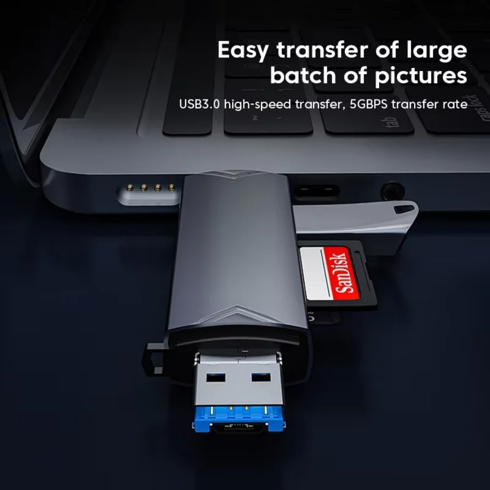 6‑in‑1 USB 3.0 OTG Card Reader - Home Assistant Sd recension och pris