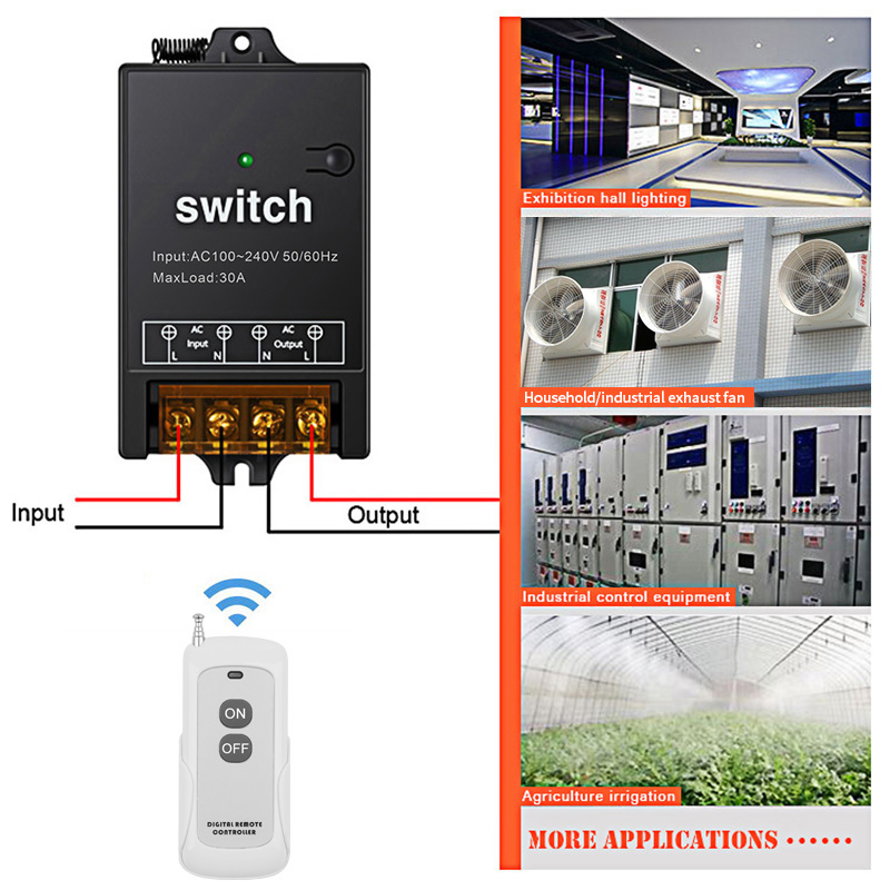 AC110V 220V 240V 30A Relay FR  - Home Automation Industry recension och pris