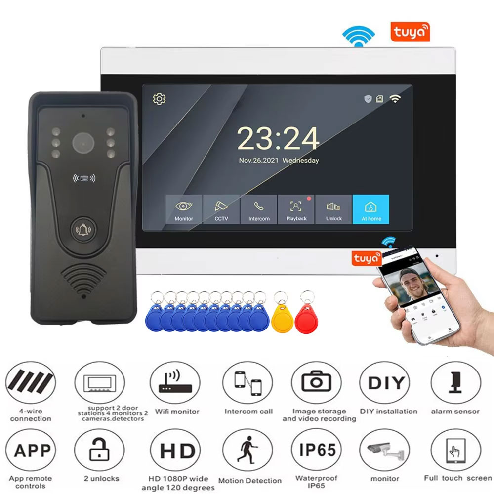 Tuya 1080P 7 Inch Color Touch  - Smart Home Automation Diy recension och pris